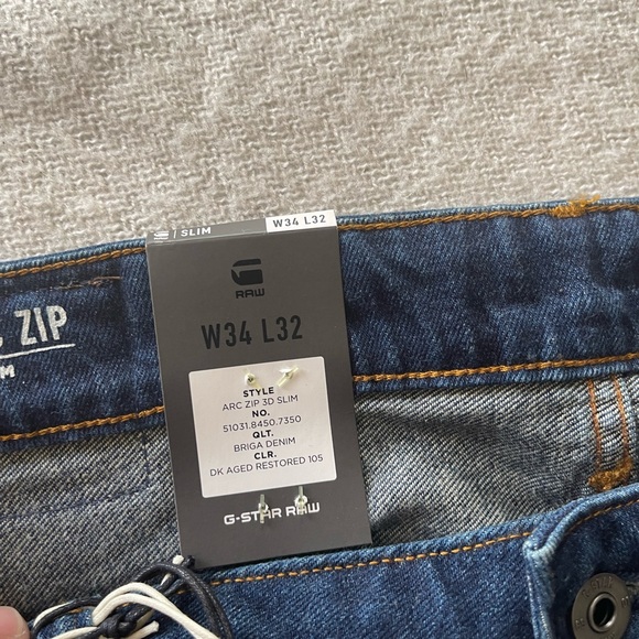 G-Star Raw Brand New Jeans 34x32 - Picture 3 of 5